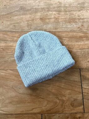 Gray Knit Cuffed Beanie - Stylish Winter Hat